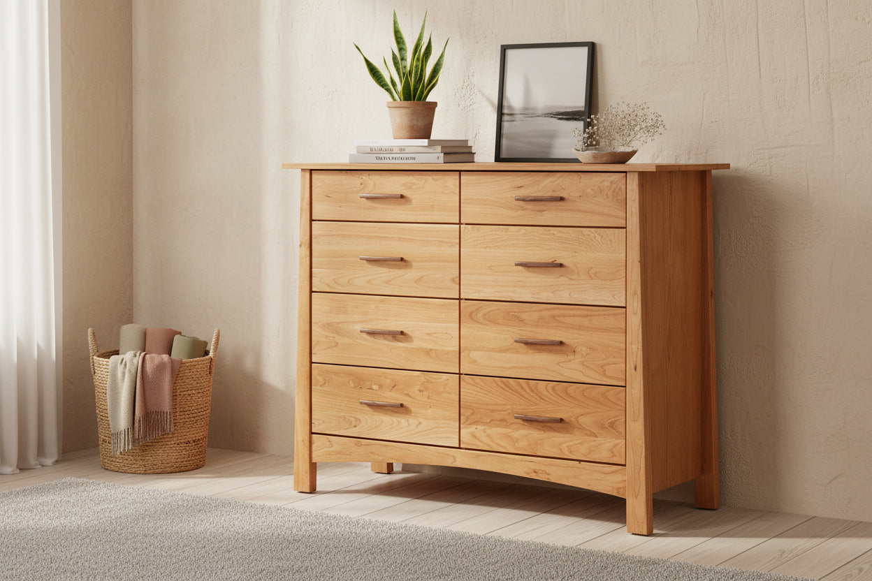Solid Hardwood 8-Drawer Dresser