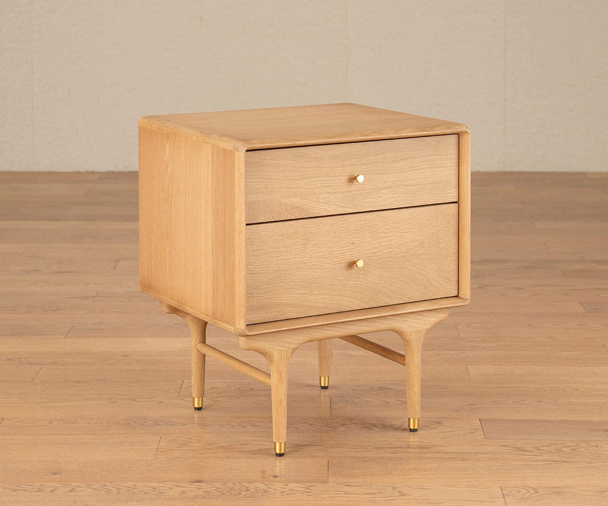 Hendrick Nightstand - White Oak